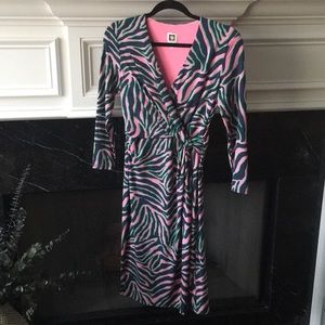 Anne Klein faux wrap dress